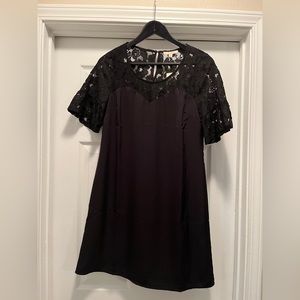 Skies are Blue Anthropology Women’s Black Dress. Small. NWT. Short Sleeve. Lined